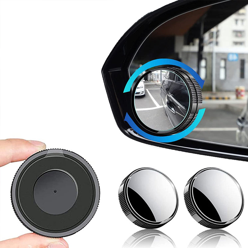 Universal car blind spot mirror, wide angle, enhancing driving safety for cars, trucks, SUVs.