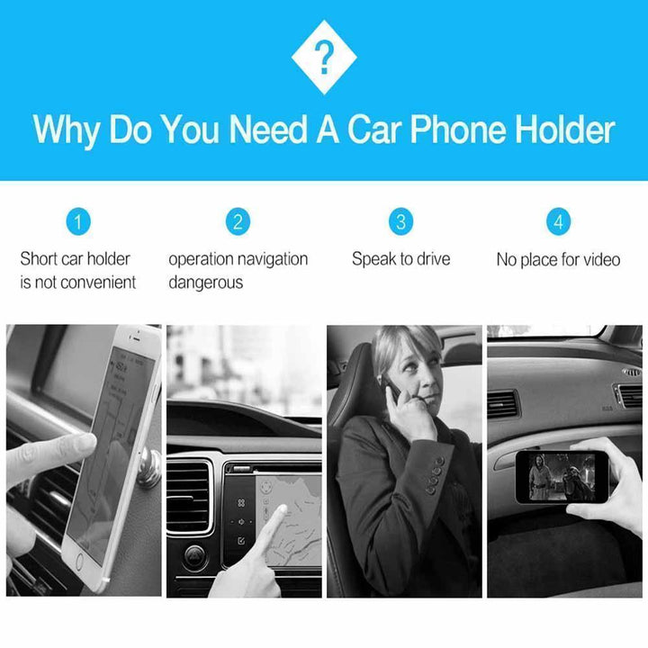 Car phone holder attached to air vent, suitable for all smartphones, mobile mount, auto accessory
