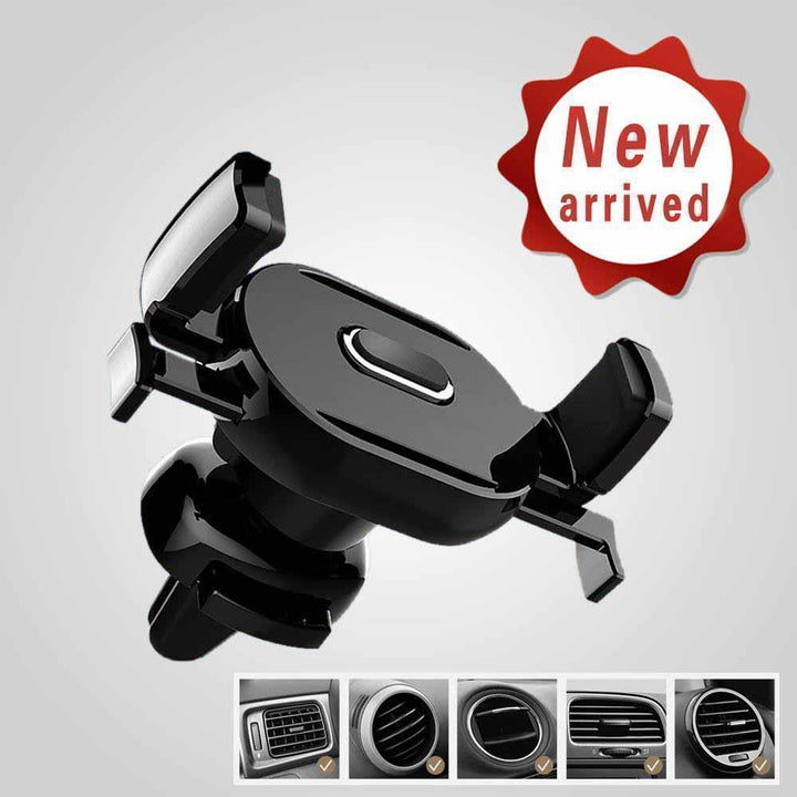 Universal car phone accessory, ideal for GPS navigation, sturdy grip mobile mount, unisex design