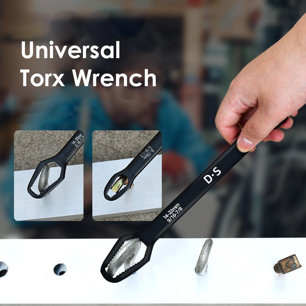Handy universal double ended wrench, an essential DIY and mechanics' tool