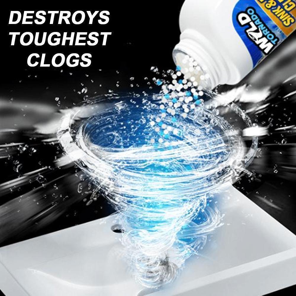 Universal Drain Clog Remover & Cleaner, powerful household cleaning solution for blocked pipes