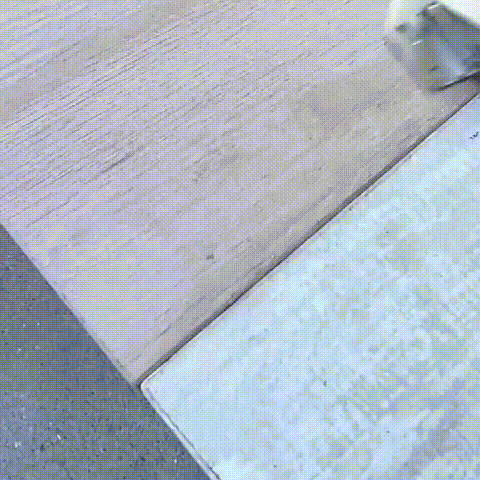 Customer installing universal drill-free cabinet door hinges, easy and efficient home hardware
