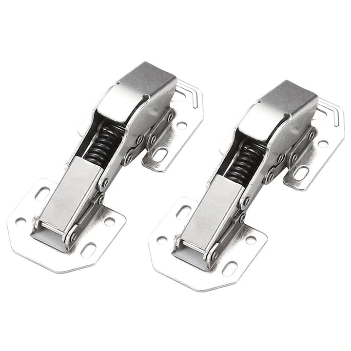 Universal drill-free cabinet door hinges for furniture, ensuring silent and soft door closure