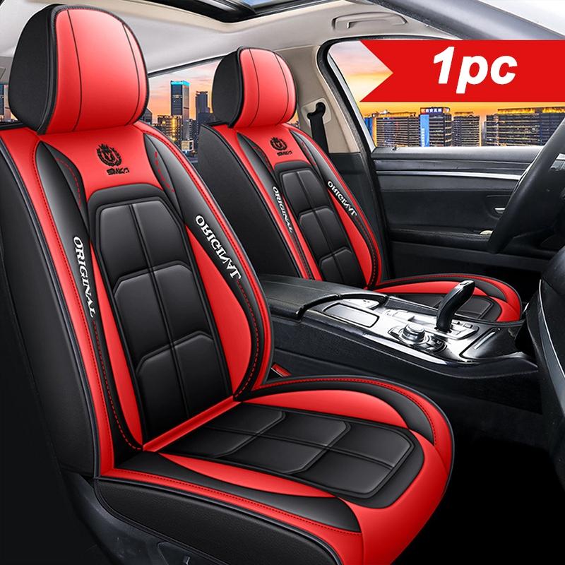 Durable faux leather seat protector for cars, ensuring long-lasting protection & easy-clean vehicle interior.