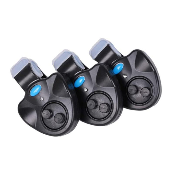 Sophisticated universal fishing bite alarm, LED and sound alerts for precise detection during fishing.