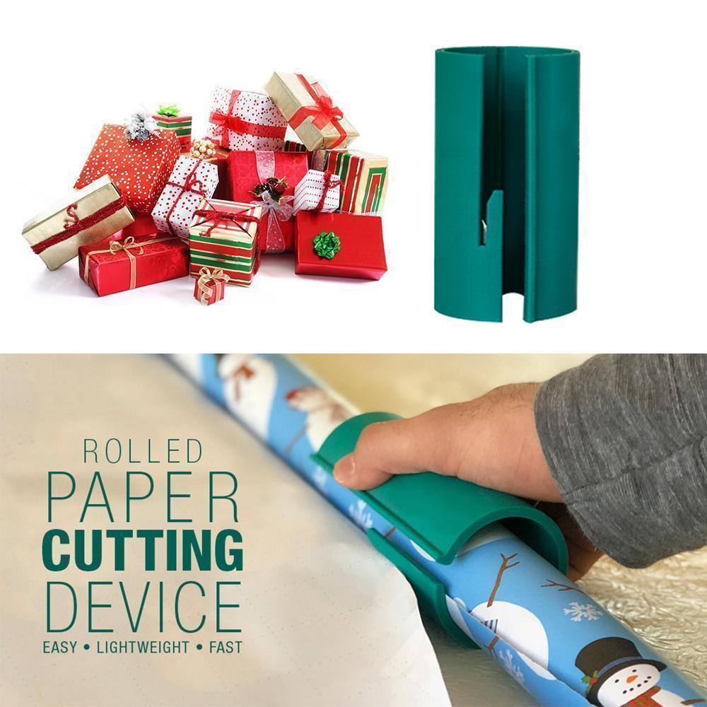 Practical gift wrap cutter designed for safety and efficiency in all papercraft and gift packaging tasks
