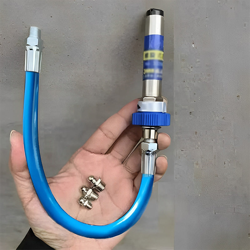 Universal grease pump adapter for equipment maintenance, a vital part of any tool accessory kit