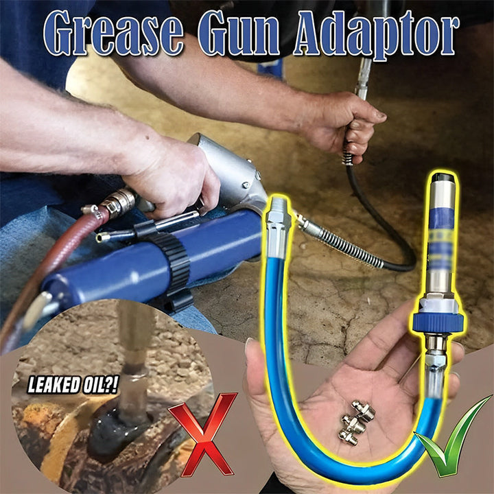 Heavy-duty universal grease pump adapter for industrial & automotive lubrication, enhancing equipment maintenance