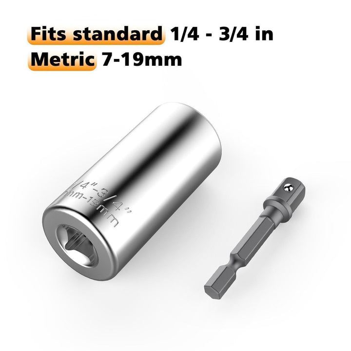Ergonomic Universal Grip Socket Tool, designed for comfortable and effective use in home and auto repairs.