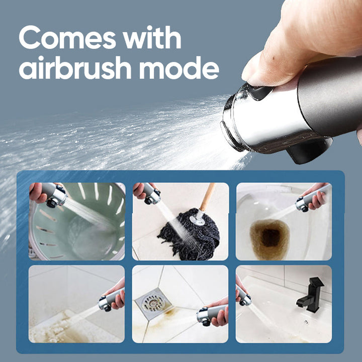 Highlighting the filtration system within the high-pressure shower head for purified shower water