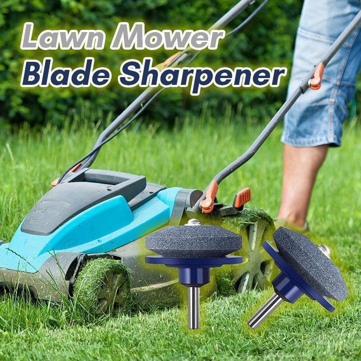 Universal Lawn Mower Blade Sharpener Tool, corundum sharpening stone for garden tools