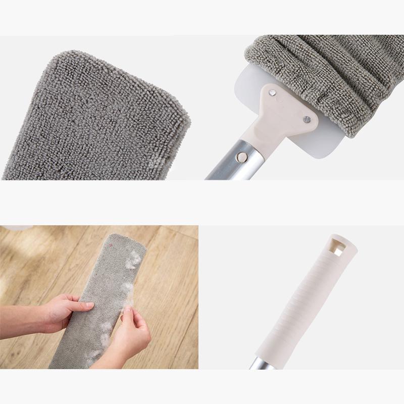 Multi-purpose dust brush with long handle, designed for superior crevice cleaning in homes