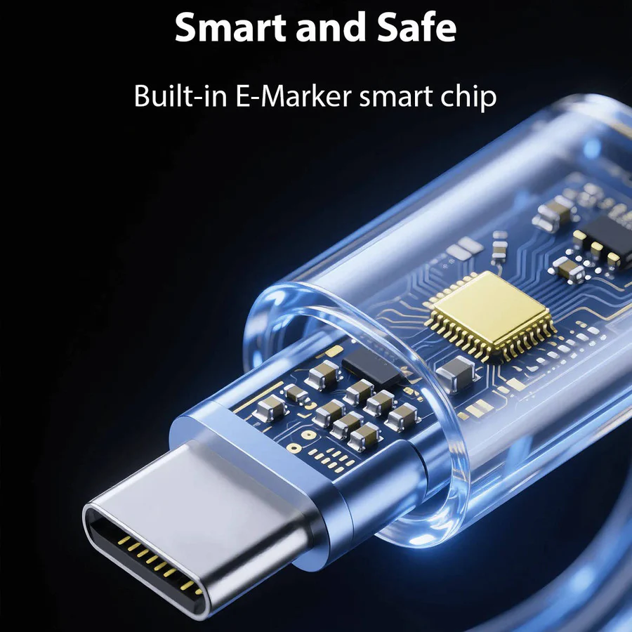 Convenient universal magnetic anti-tangle fast charging cable. Durable, portable for all devices.