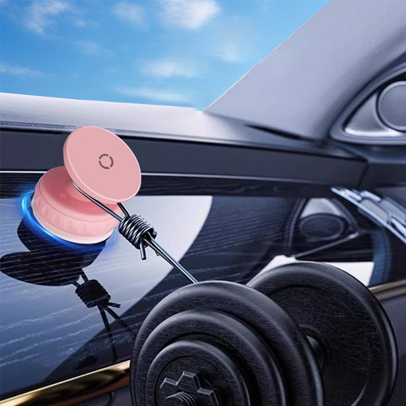 Universal car phone holder with powerful magnet, extendable and rotating for easy access