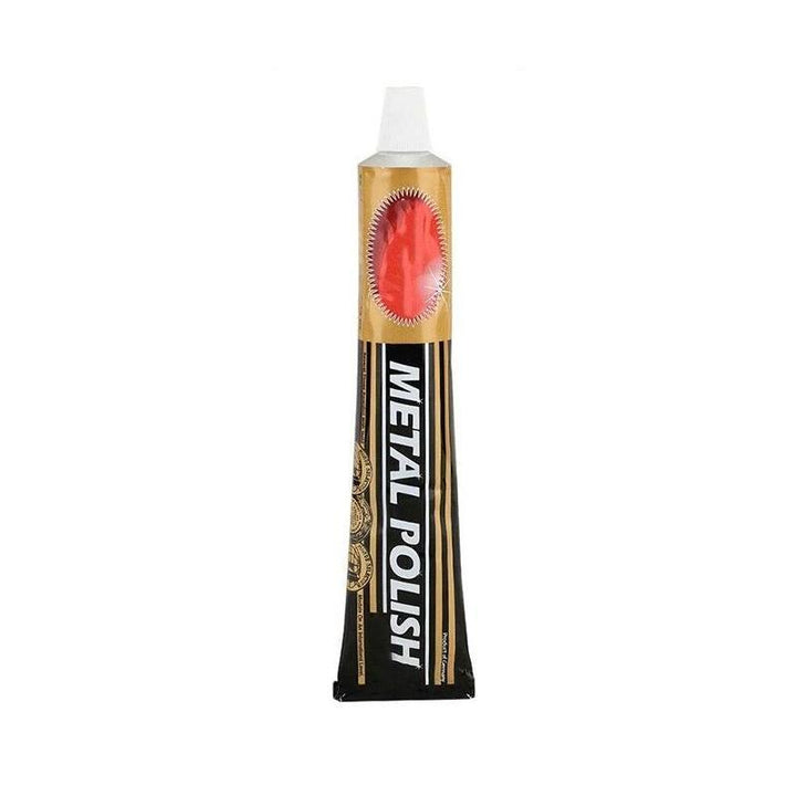 Multi-purpose metal polish paste, ideal for home cleaning, brightens and protects surfaces