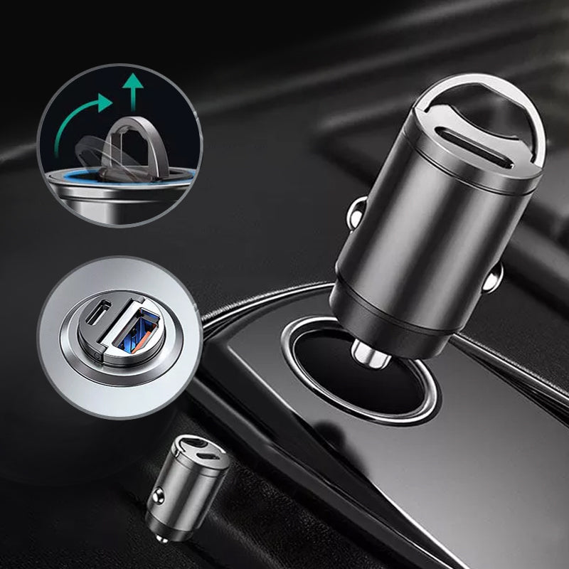 Discreet flush fit car charger, universal USB power solution for all your tech accessories