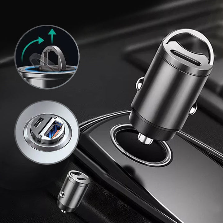 Discreet flush fit car charger, universal USB power solution for all your tech accessories