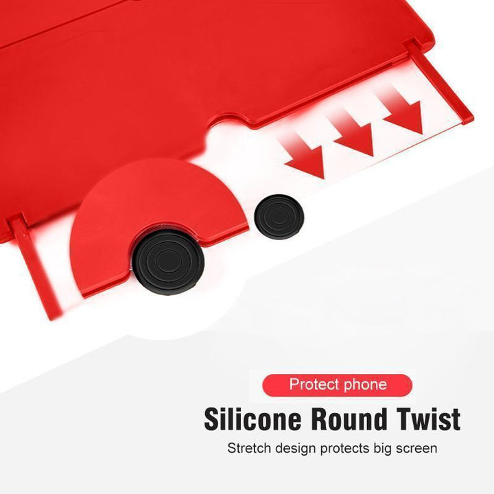 Universal mobile phone screen magnifier, 3D visual enjoyment, smartphone accessory for home or travel