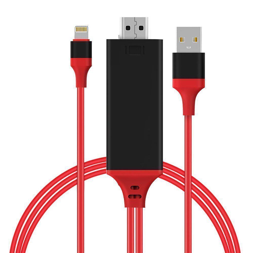 Screen mirroring video cable: Universal phone to TV adapter with HDMI output