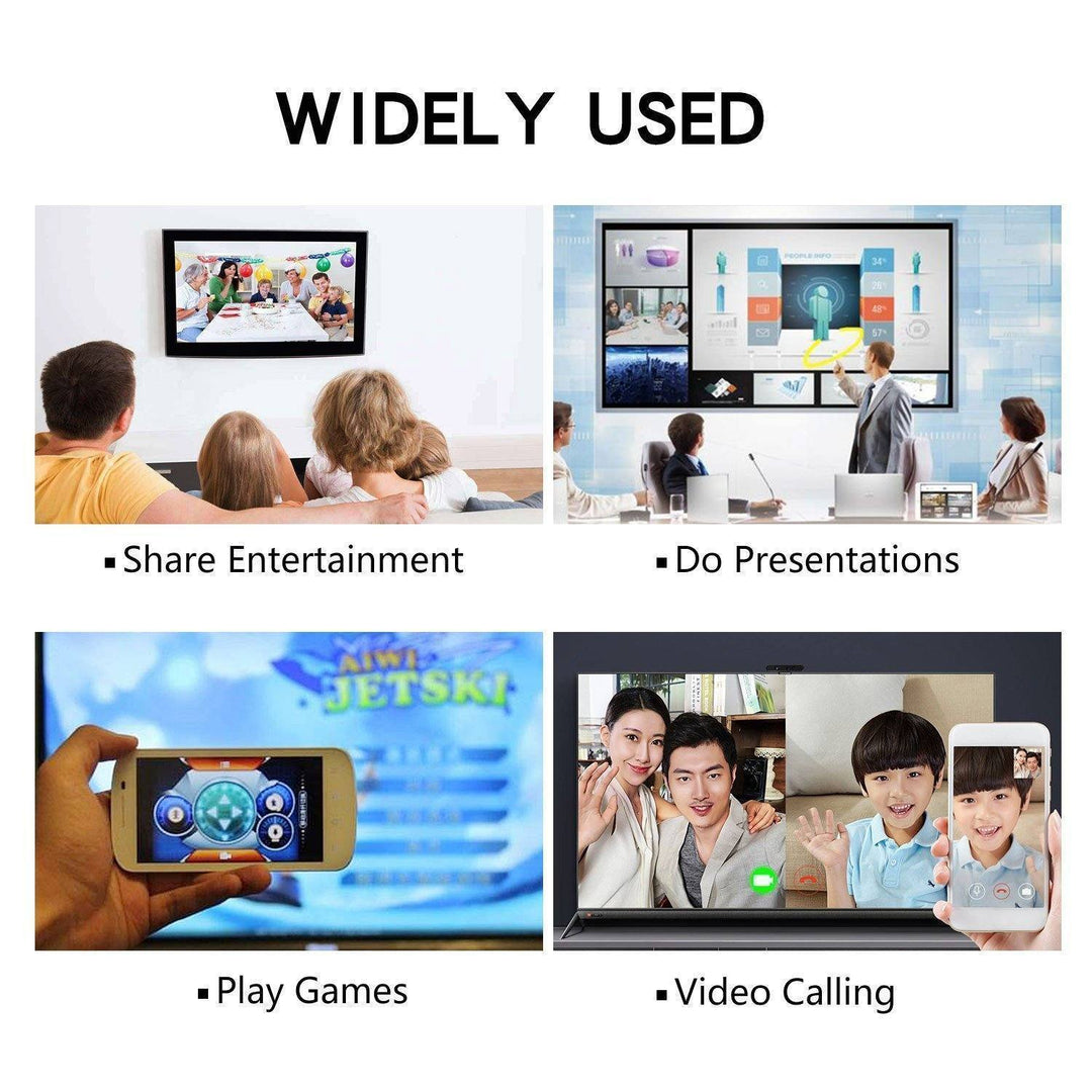 Phone accessory: Universal video cable enabling screen mirroring from phone to TV display