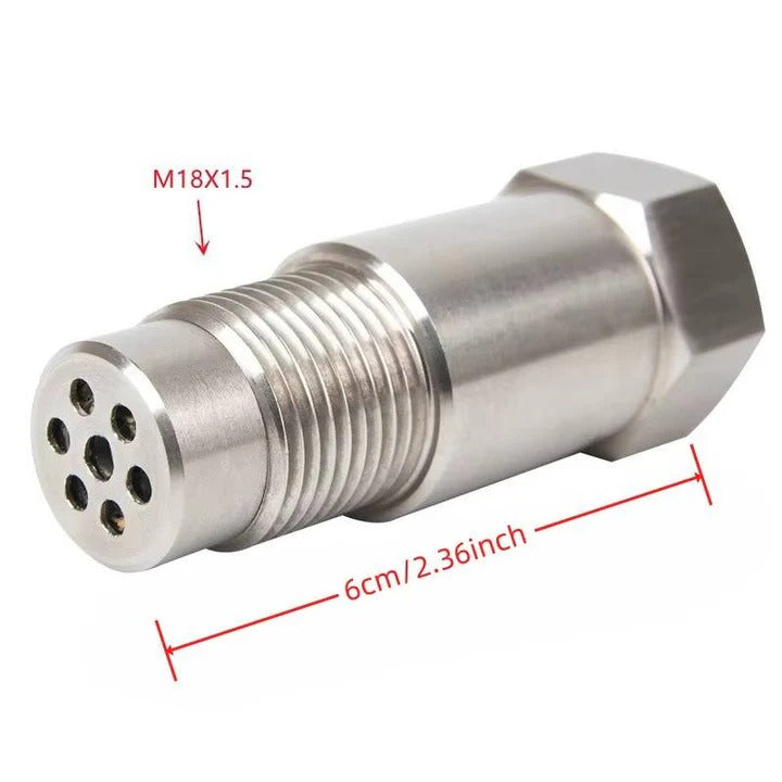 Reliable O2 sensor adapter for exhaust system maintenance, prevents check engine light due to catalytic converter.