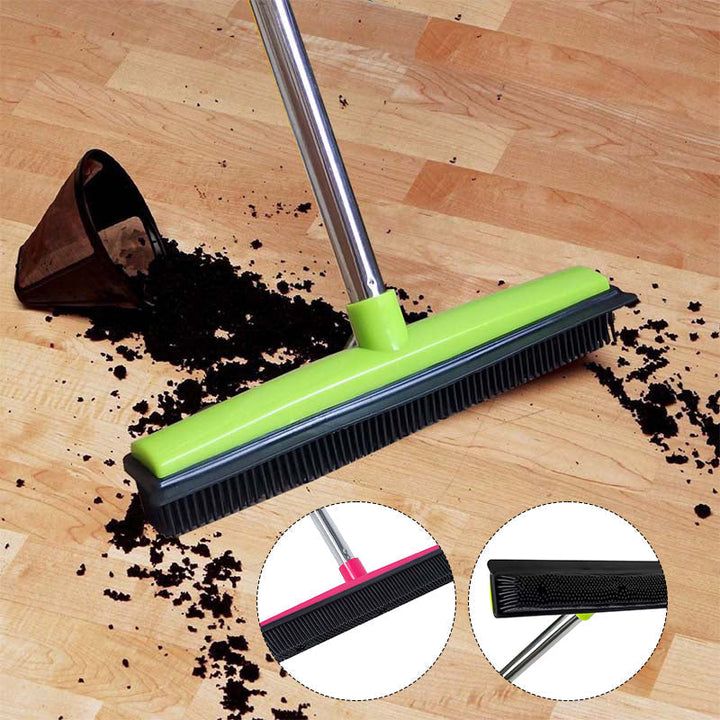 Ergonomic Universal Pet Hair Remover Broom, ideal for pet owners, easy to use household cleaner