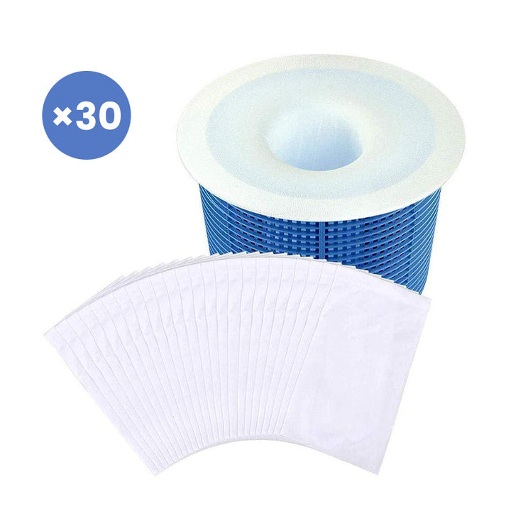 Essential pool maintenance kit featuring Universal Pool Skimmer Socks for cleaner water