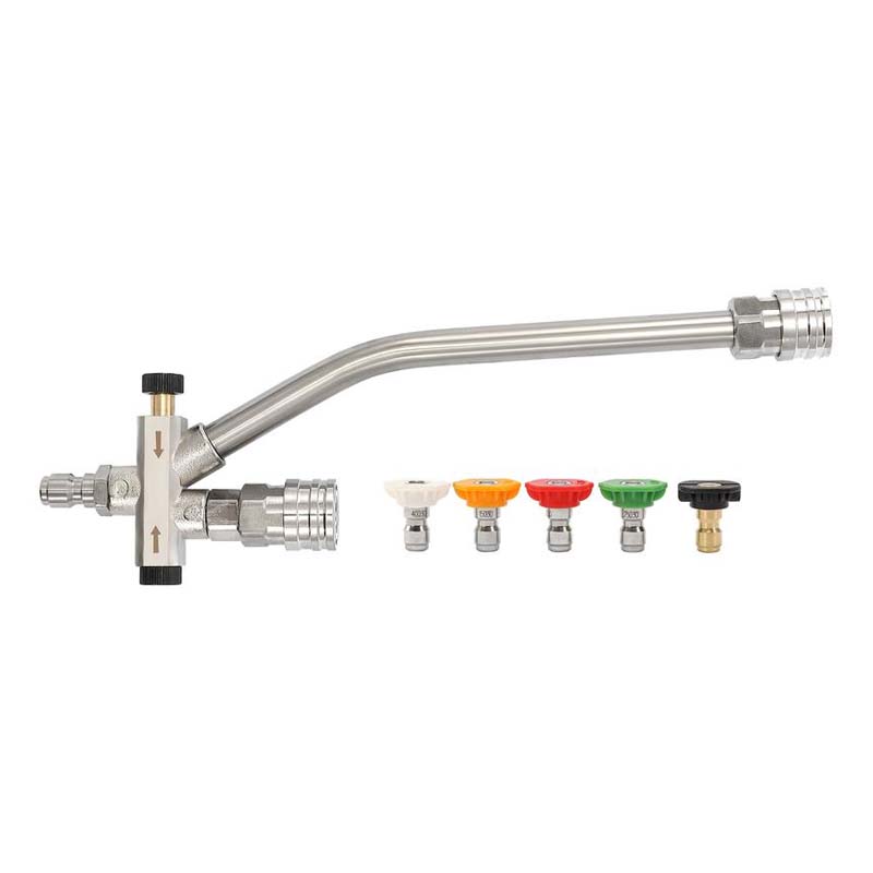 Pressure washer cleaning tool: Foam cannon with durable dual connector adapter for cars