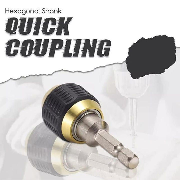 High-quality chrome vanadium drill adapter, designed for quick bit changes and efficiency