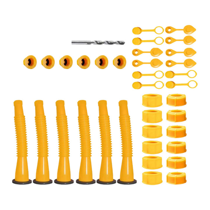 HDPE flexible nozzle gas can spout, universal replacement for safe and accurate fueling.