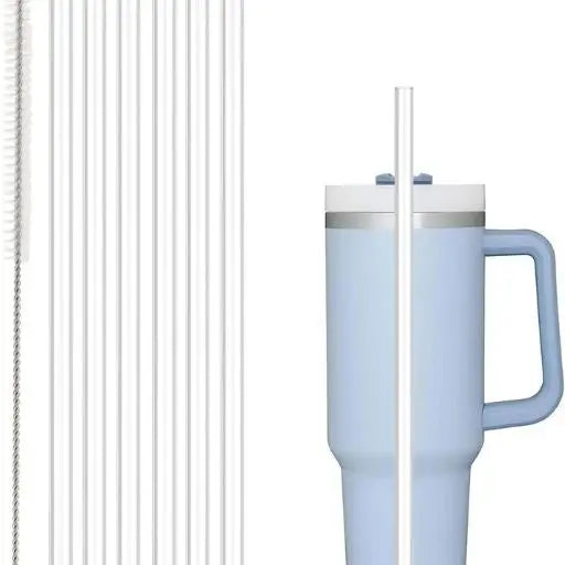 Durable Tritan replacement straws for insulated cups & water bottles. BPA-free, reusable & ideal for cold/hot drinks.