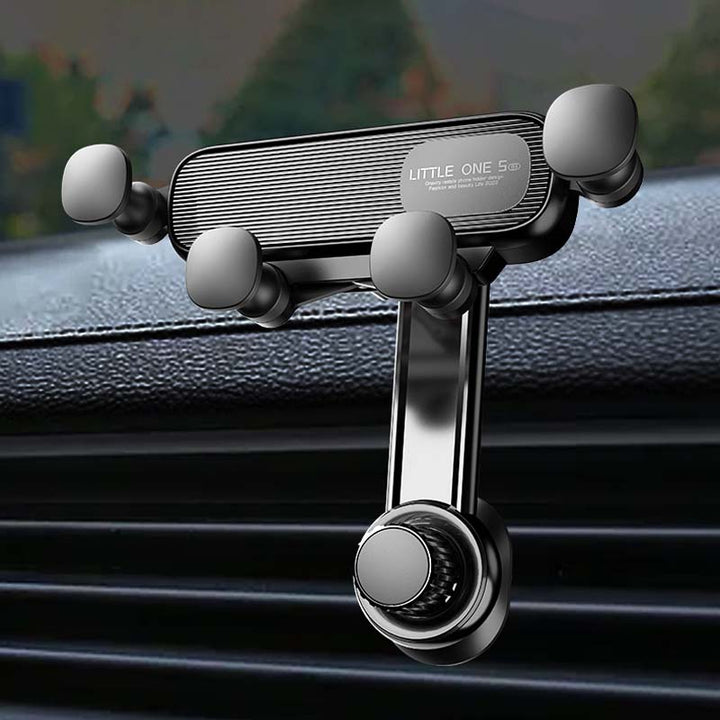 Innovative universal rotatable car phone holder, ideal for maintaining focus on the road while driving