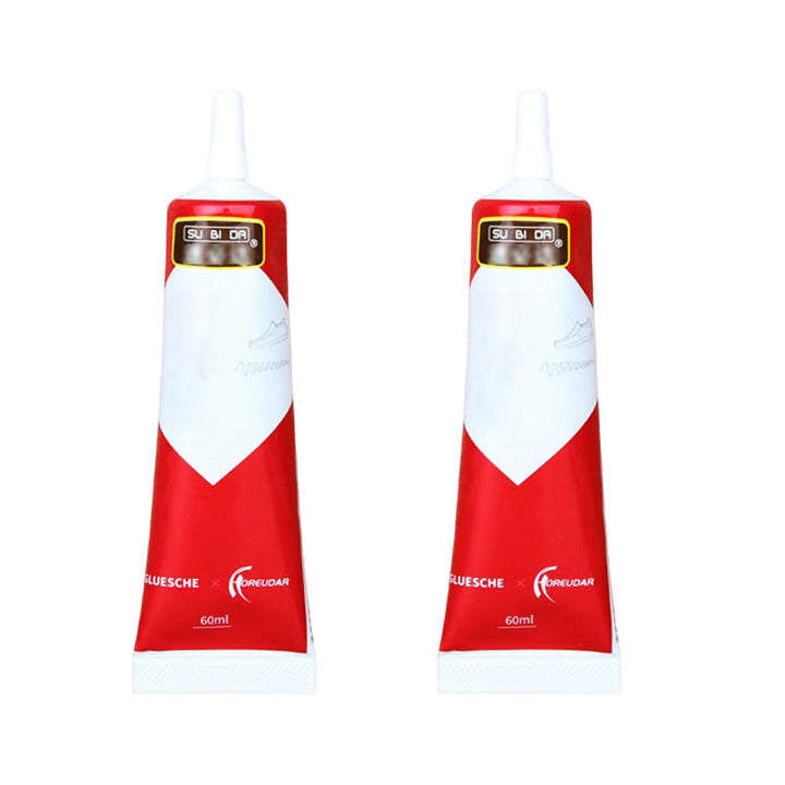 Adhesive for shoe repair, 125ml tube, fast-drying, and flexible for all types of shoe materials