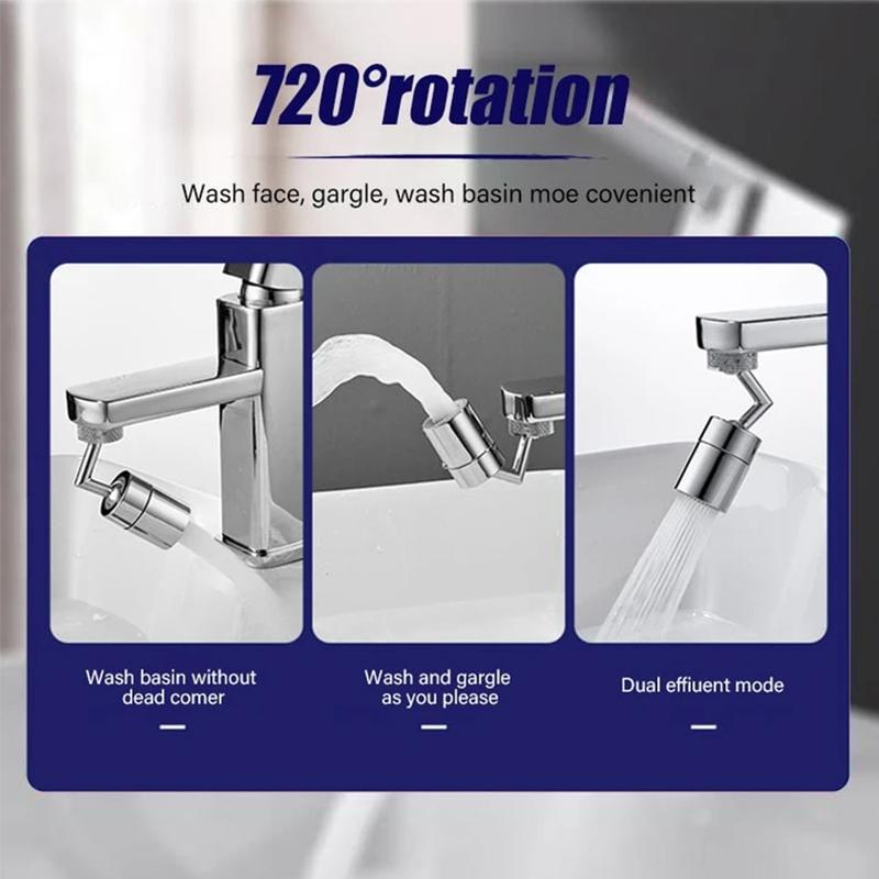 Adjustable swivel spray filter for faucet, perfect for efficient cleaning and water conservation