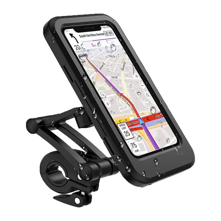 Adjustable universal phone holder for bicycles, perfect for GPS and music