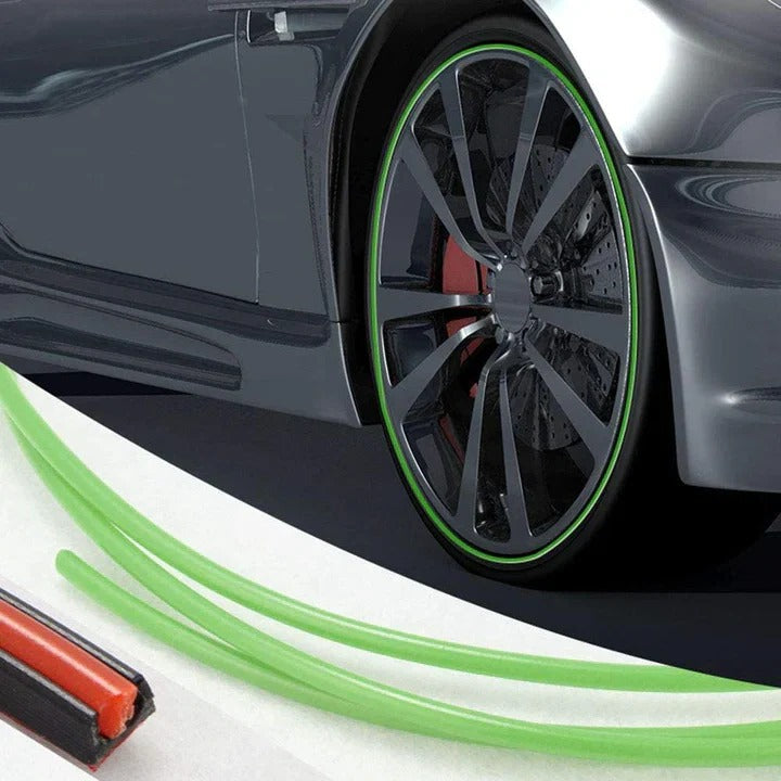 Easy-install universal wheel protector, a vital car accessory for rim defense.