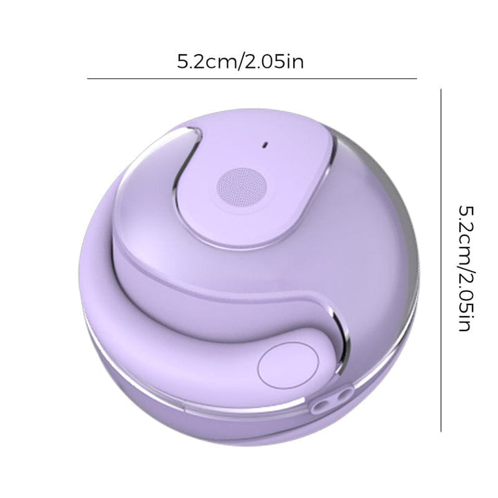 Universal wireless Bluetooth earbuds with different sized silicone tips included