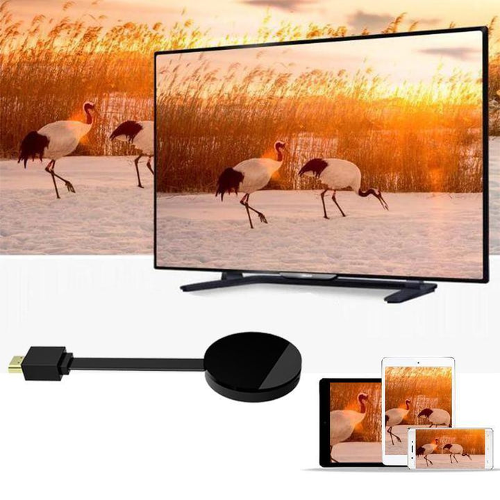 Universal Wireless HDMI Display Receiver for streaming, screen mirroring from phone to TV or projector