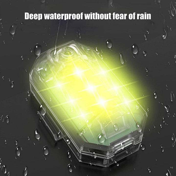 Various color options of the universal LED strobe light showcased in a single image.