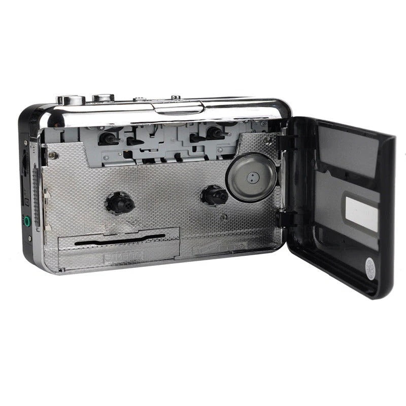 Audio recorder and USB cassette player that converts tapes to MP3. Digitize vintage music for digital archives.