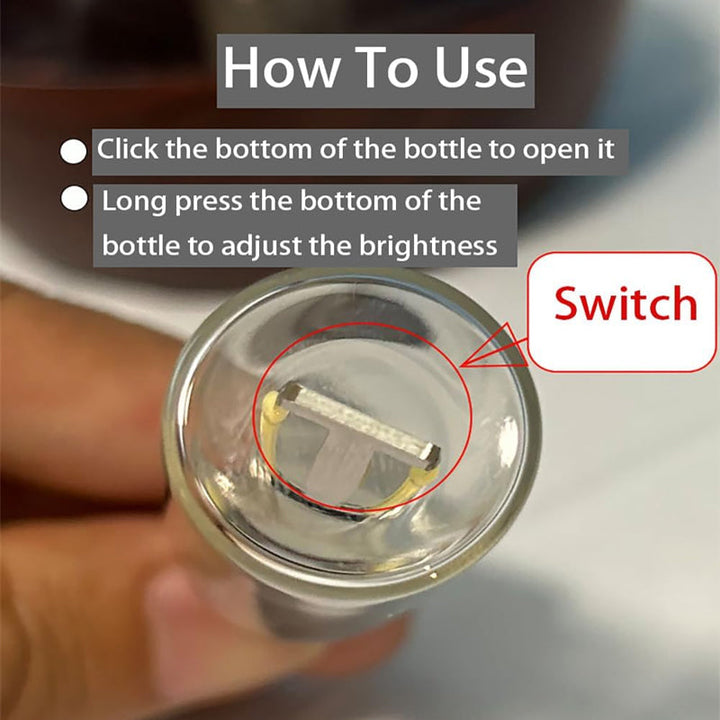 Bedroom night light, USB rechargeable, touch dimming feature for personalized comfort.