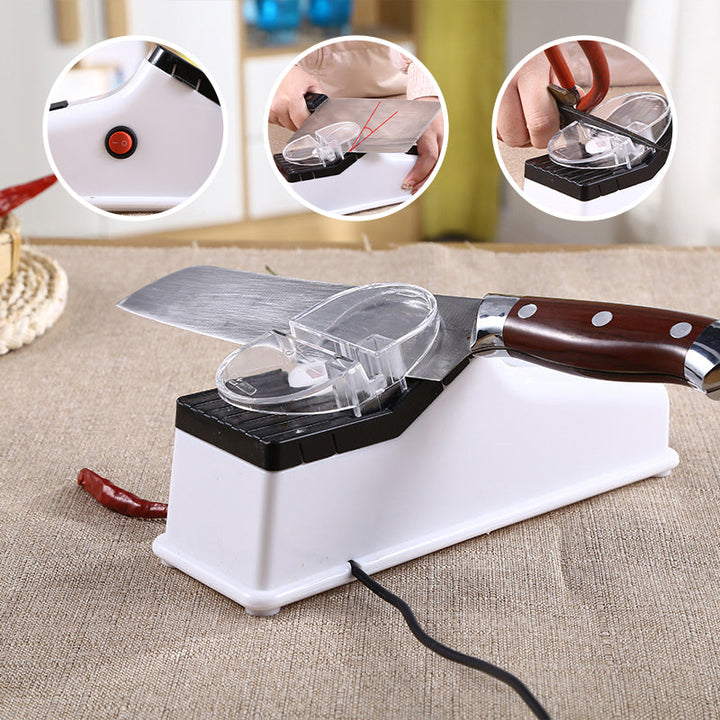 USB Electric Kitchen Knife Sharpener, compact appliance for honing kitchen knives
