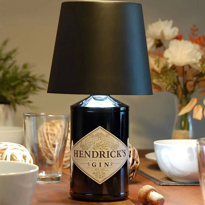 Stylish USB rechargeable bottle lamp, offering soft ambient lighting for any room