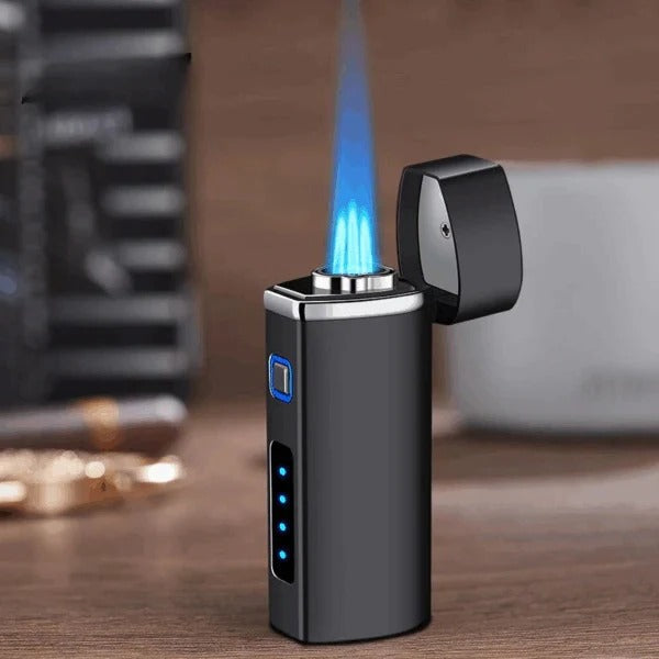USB rechargeable electric arc lighter for candles, BBQs & camping. Windproof & flameless.