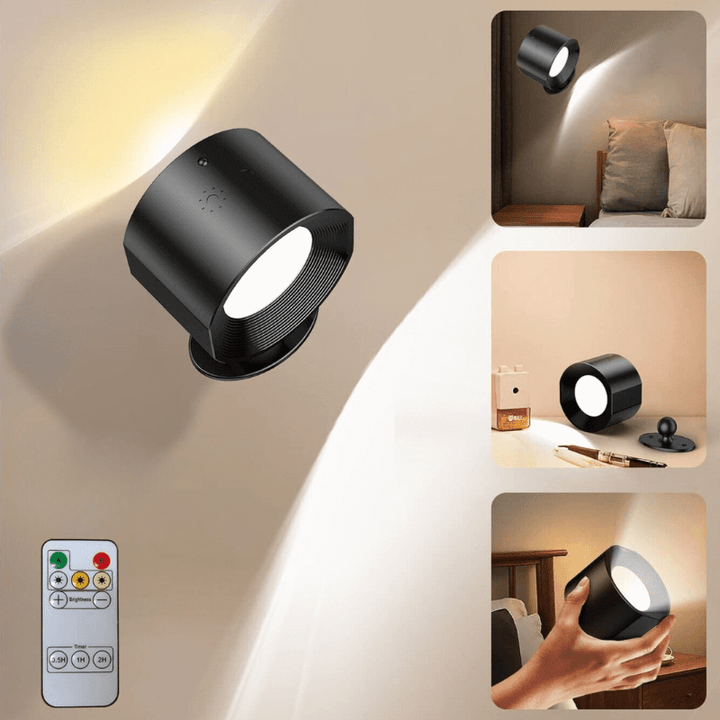 Stylish LED Wall Sconce, multiple lights arranged on a feature wall for ambient lighting