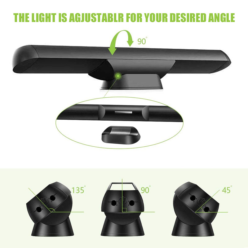 Hands holding a portable USB rechargeable magnetic light strip, versatile as a reading lamp