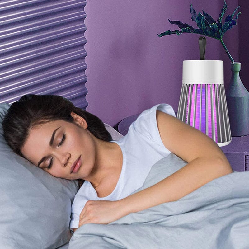 Mosquito trap lamp with UV light, USB rechargeable, effective and silent fly killer