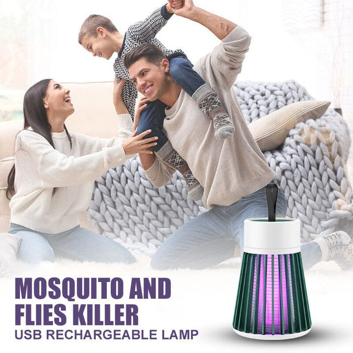 Compact insect lamp, USB rechargeable mosquito killer for bedrooms and patios