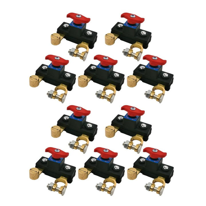 Compact battery cut-off switch, space-saving design for car and RV applications