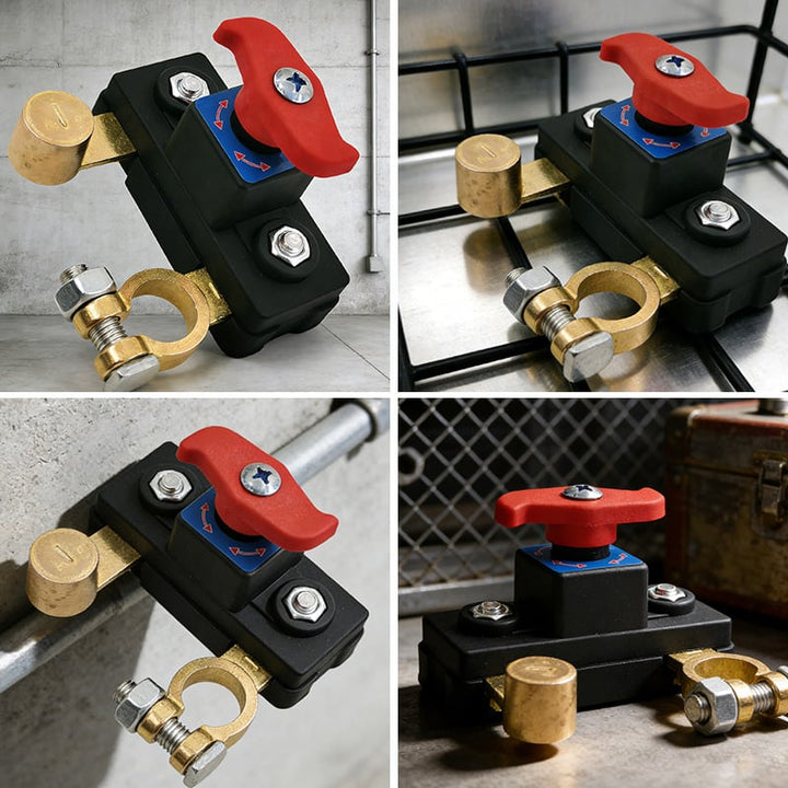 12V battery switch for car and RV, robust design ensures power leak protection